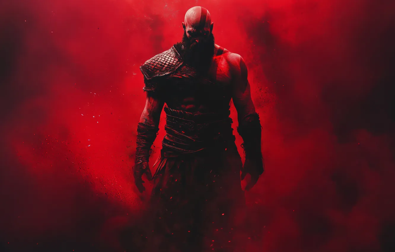 Photo wallpaper Kratos, saving the world
