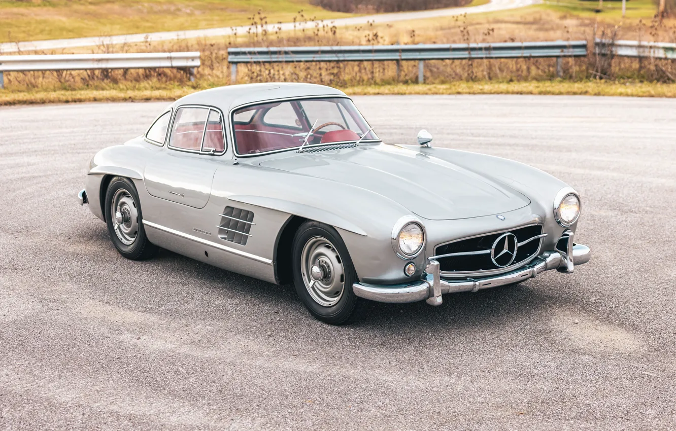 Photo wallpaper Mercedes-Benz, 300SL, 1955, Mercedes-Benz 300 SL, Gullwing