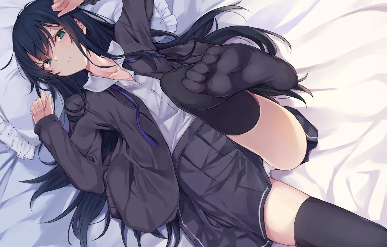 Photo wallpaper girl, pose, art, monobe tsukuri