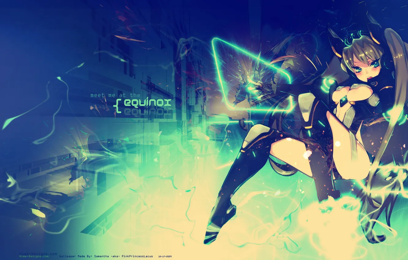 Photo wallpaper mecha, blue eyes, Ecchi