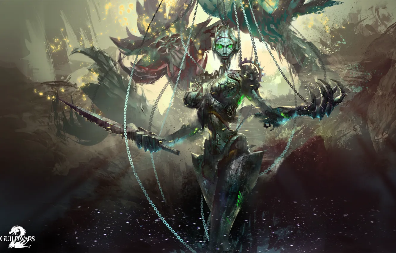 Photo wallpaper Guild Wars 2, MMO, GW2, Event boss, Twisted Marionette
