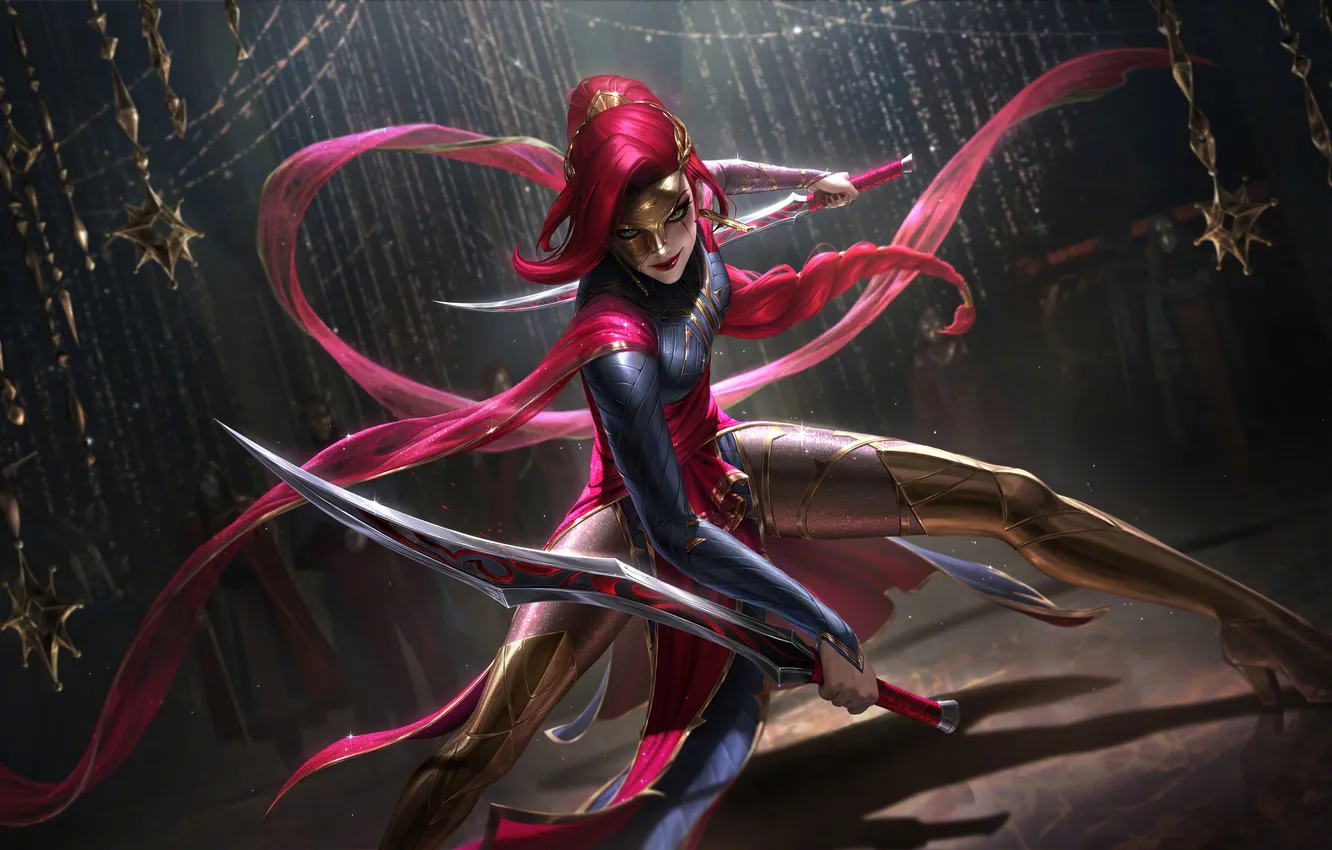 Photo wallpaper games, League of Legends, Katarina