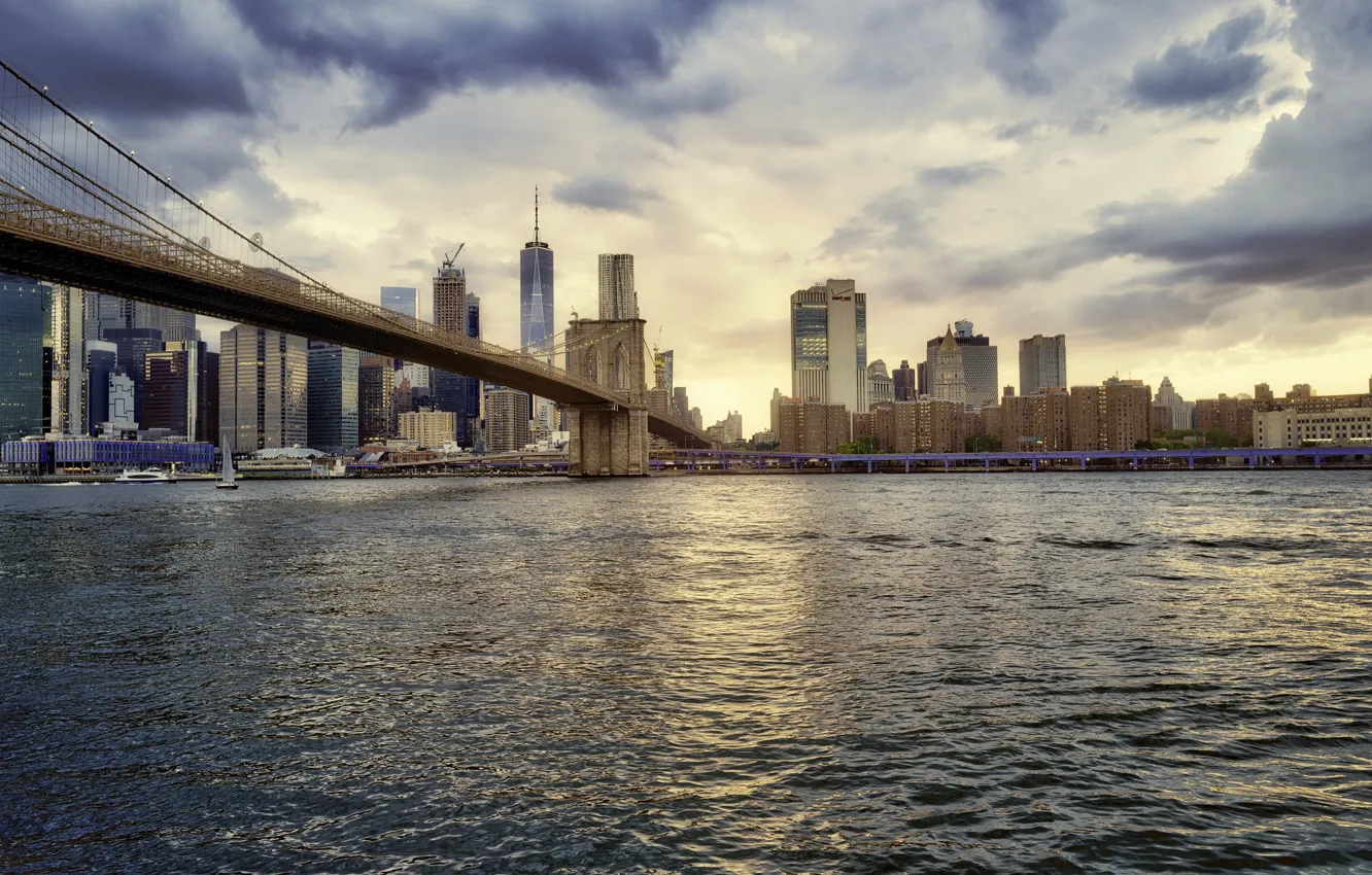 Photo wallpaper panorama, Manhattan, New York