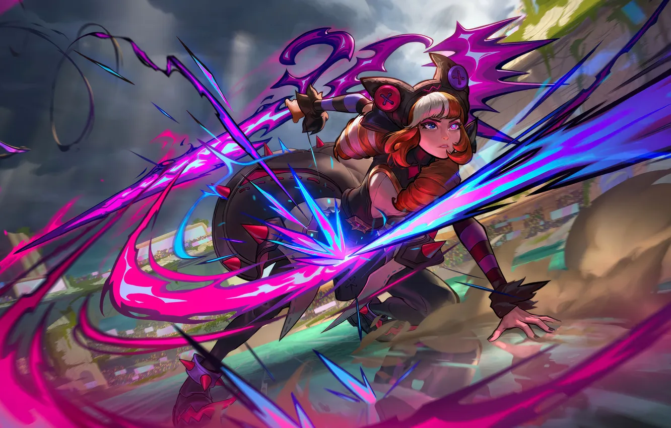 Photo wallpaper game, character, Gwen, character, League of Legends, LOL, League Of Legends, LOL