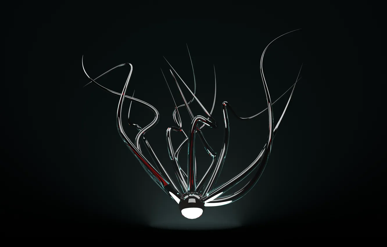 Photo wallpaper glass, pattern, render