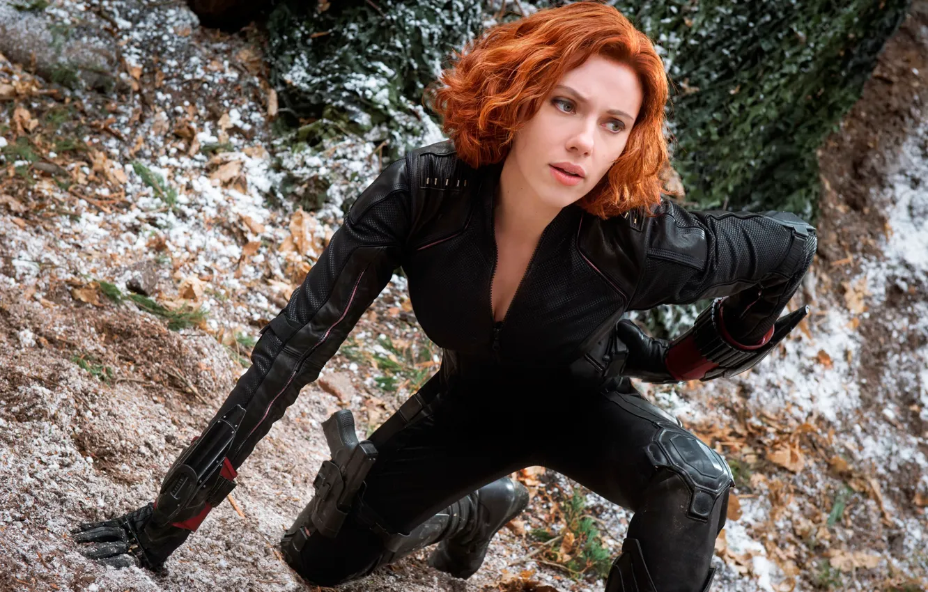 Photo wallpaper Scarlett Johansson, Black Widow, Natasha Romanoff, The Avengers:Age Of Ultron, Avengers:Age Of Ultron