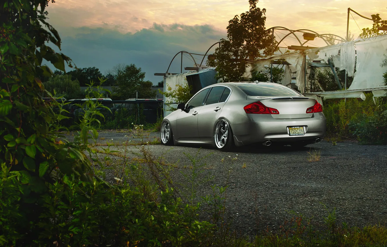 Photo wallpaper tuning, Infiniti, infiniti, low, stance, G35