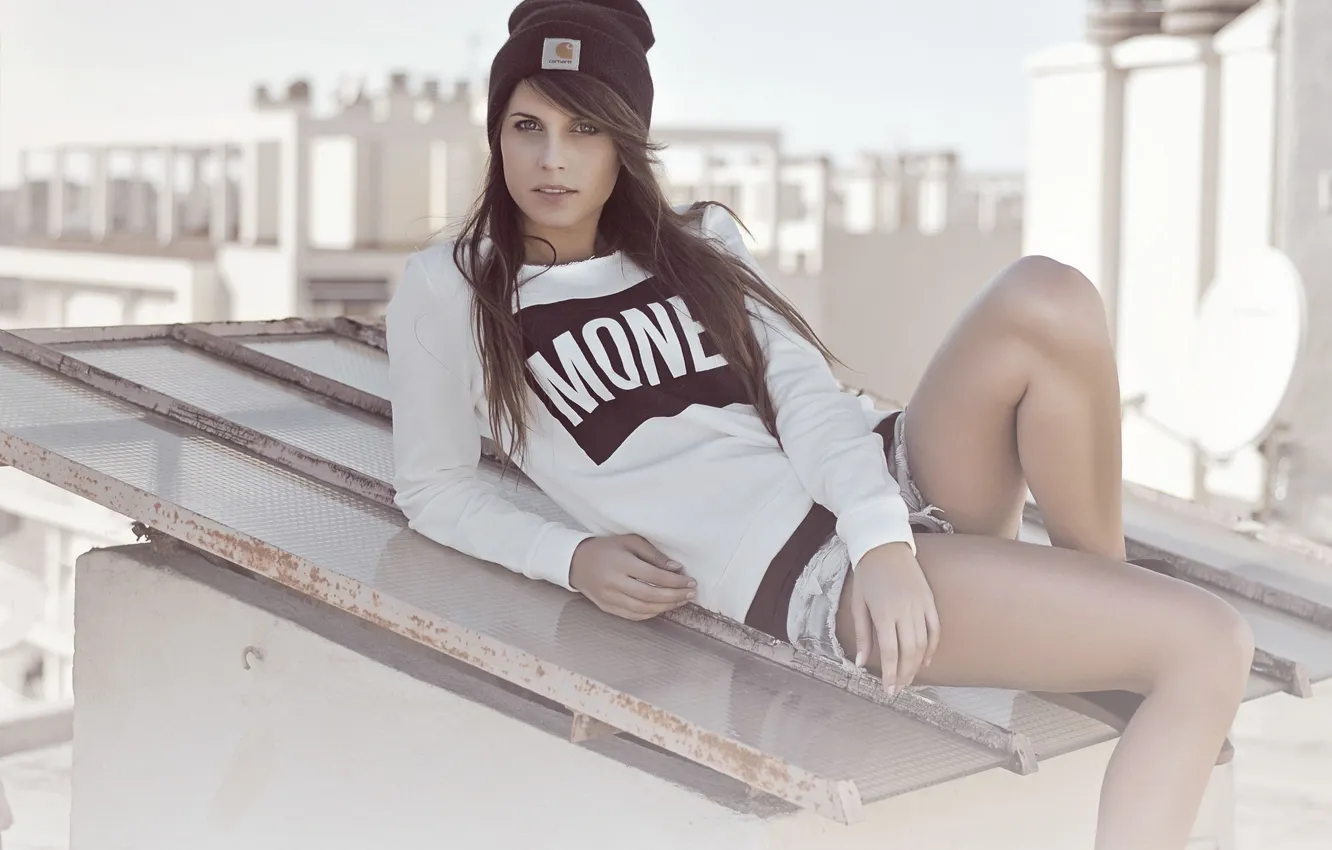 Photo wallpaper look, girl, Sophie