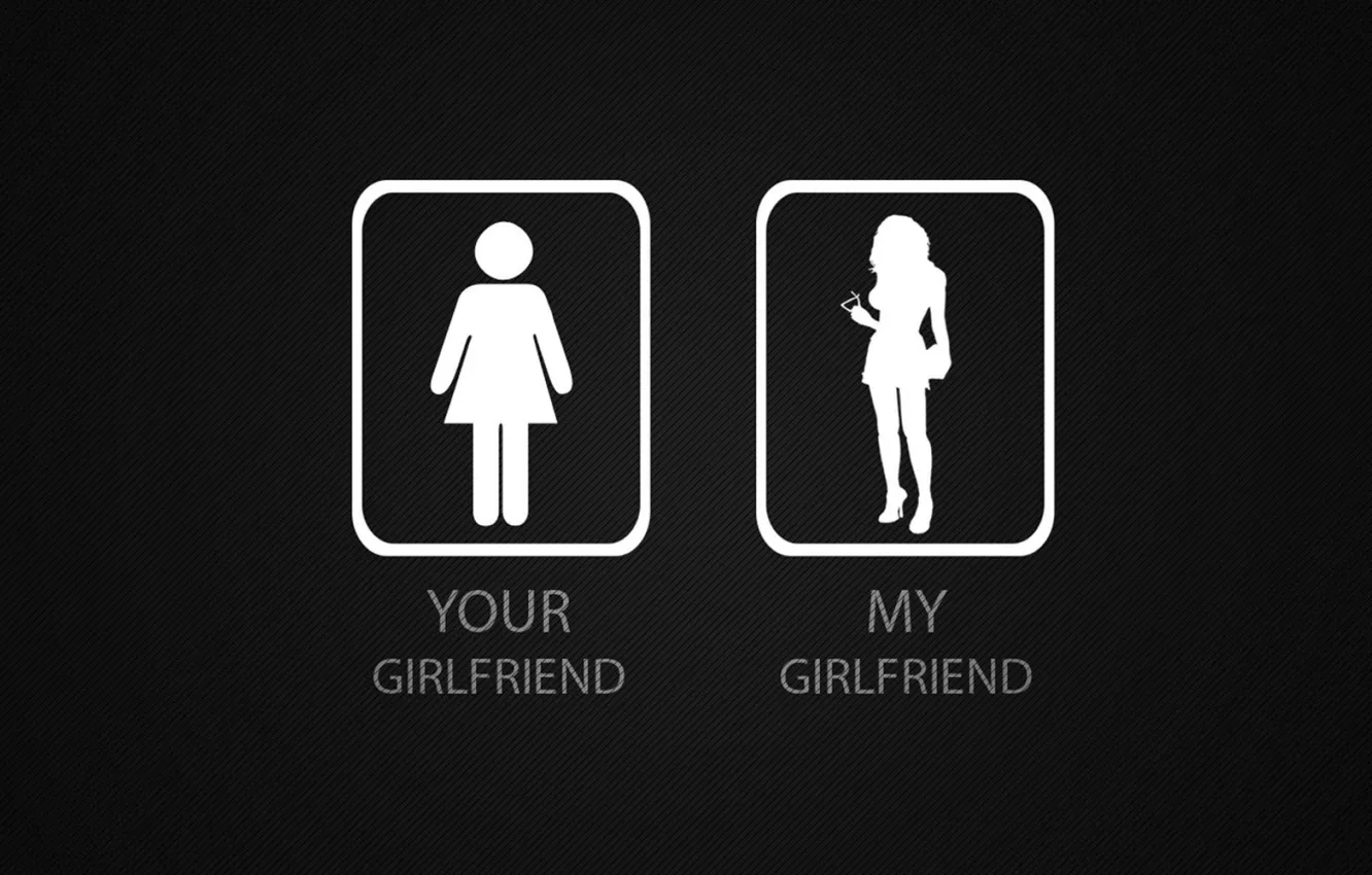 Photo wallpaper Wallpaper, minimalism, b/W