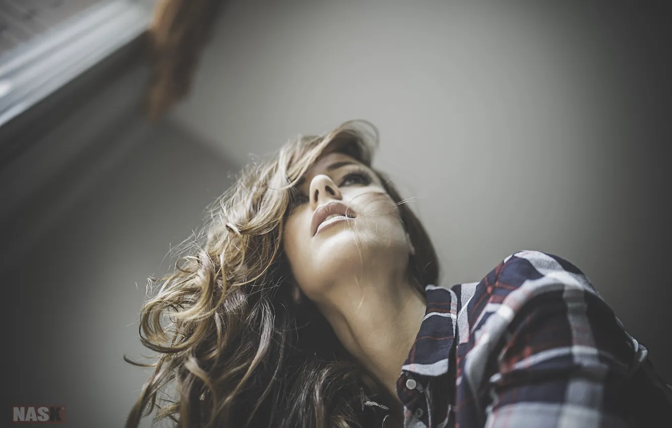 Photo wallpaper girl, face, hair, photographer, girl, photography, photographer, Nask To