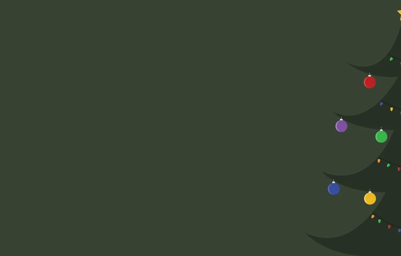 Photo wallpaper stars, branches, background, holiday, toy, tree, new year