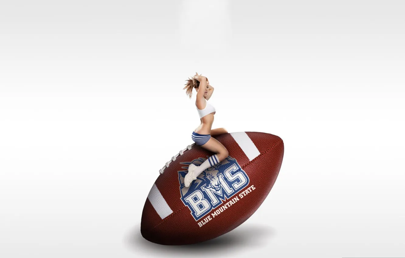 Photo wallpaper girl, the ball, American football, the series, serial, forward goats, blue mountain state, real boys