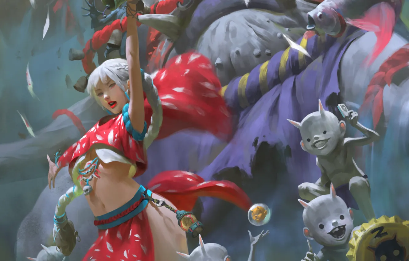 Photo wallpaper girl, Zeen Chin, imps