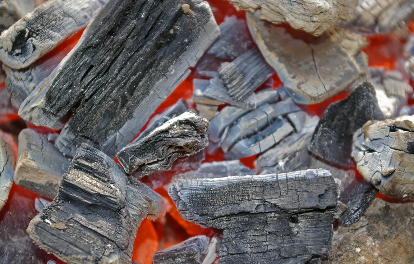 Photo wallpaper fire, red, combustion, Coal, oxidation