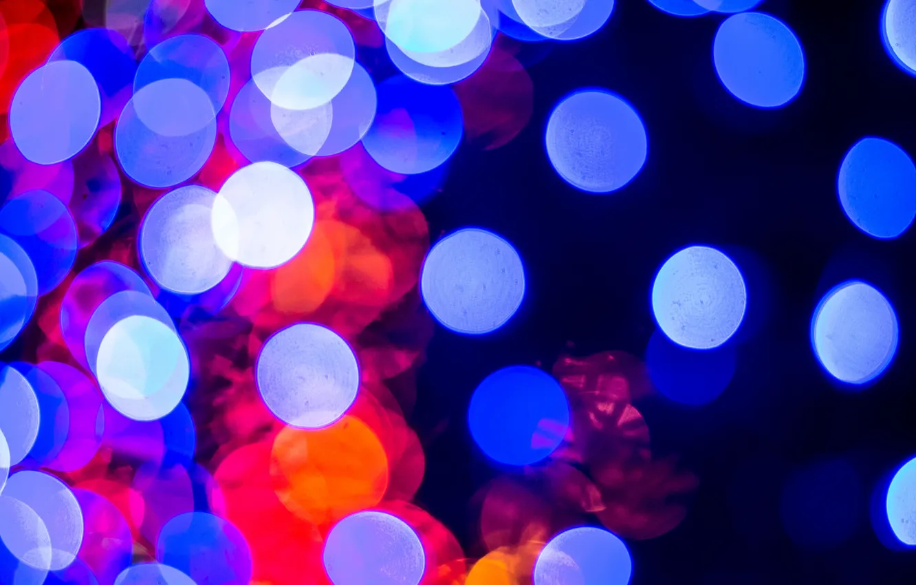 Photo wallpaper light, circles, background, color