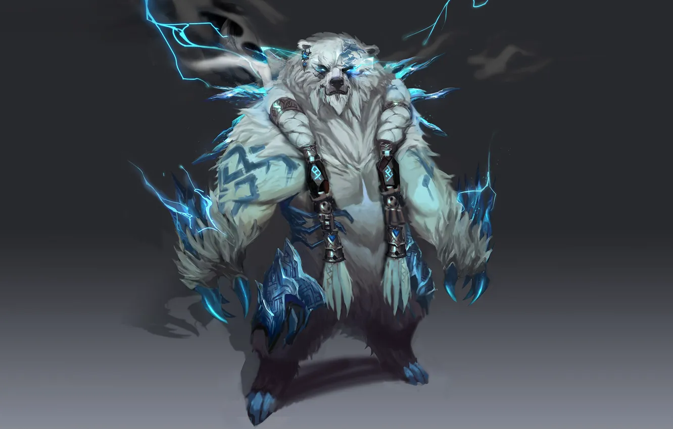 Photo wallpaper League of Legends, Volibear, beast