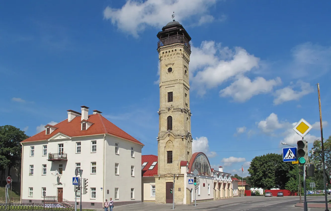 Photo wallpaper Grodno, Belarus, tower