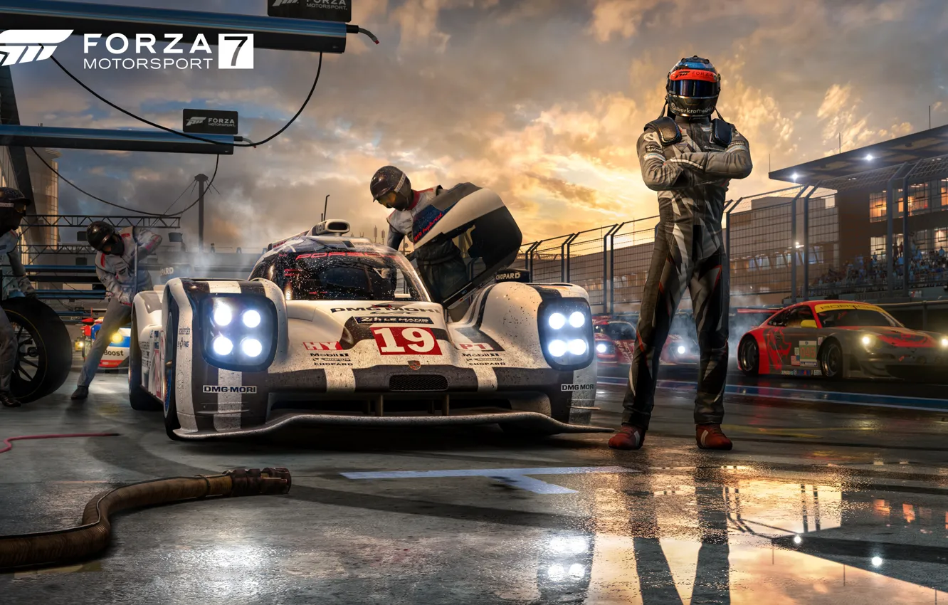 Photo wallpaper car, Microsoft, game, Forza Motorsport 7