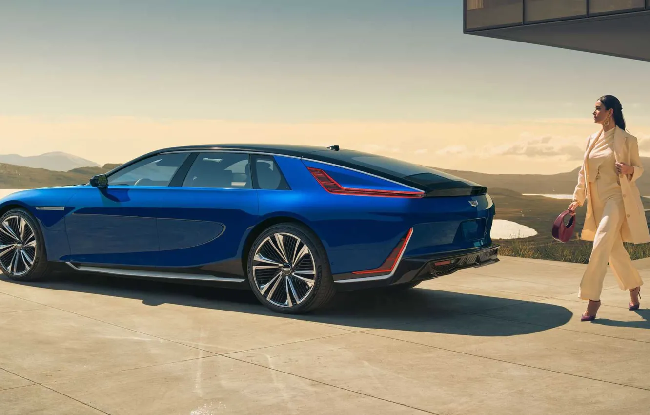 Photo wallpaper exterior, General Motors, Executive sedan, Cadillac Celestiq, premium brand