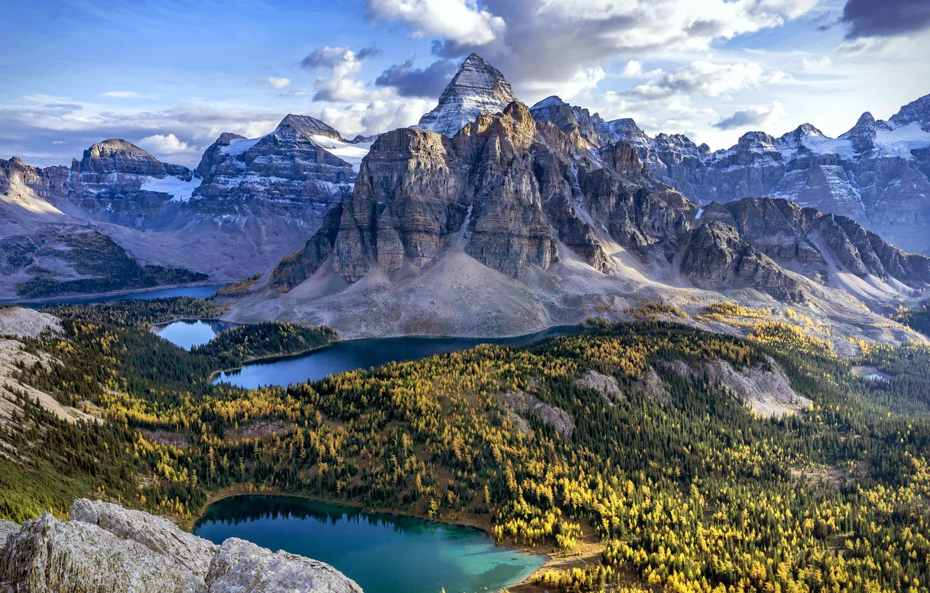Photo wallpaper Canada, Canada, Mount Assiniboine, Provincial park, Mount Assiniboine, provincial park, East Kootenay, East Kootenay