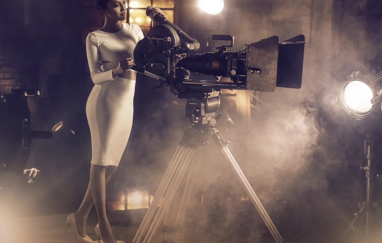 Photo wallpaper girl, hot, sexy, fashion, eyes, smile, beautiful, figure