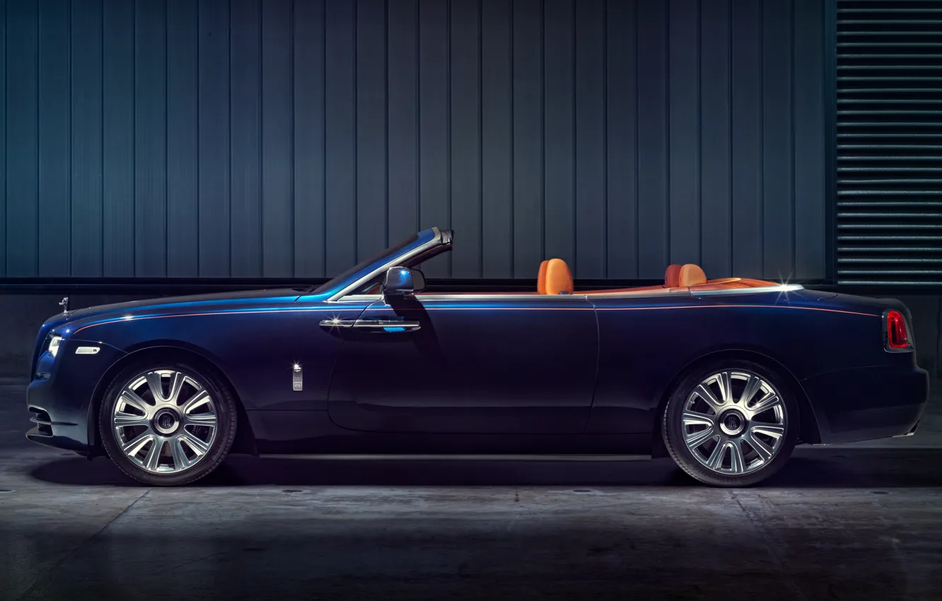 Photo wallpaper car, convertible, Rolls-Royce Dawn