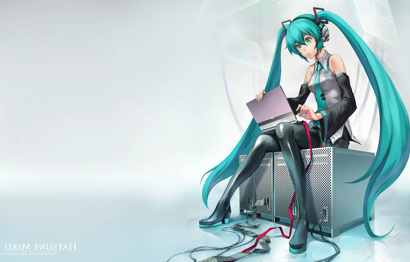 Photo wallpaper vocaloid, hatsune miku, Vocaloid