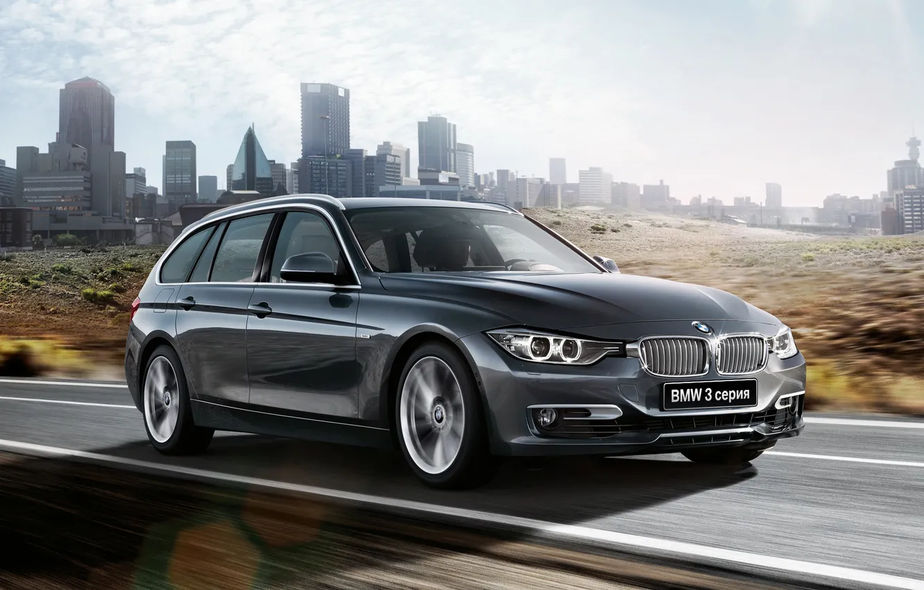 Photo wallpaper BMW, BMW, 3 Series, Touring, touring, 2015