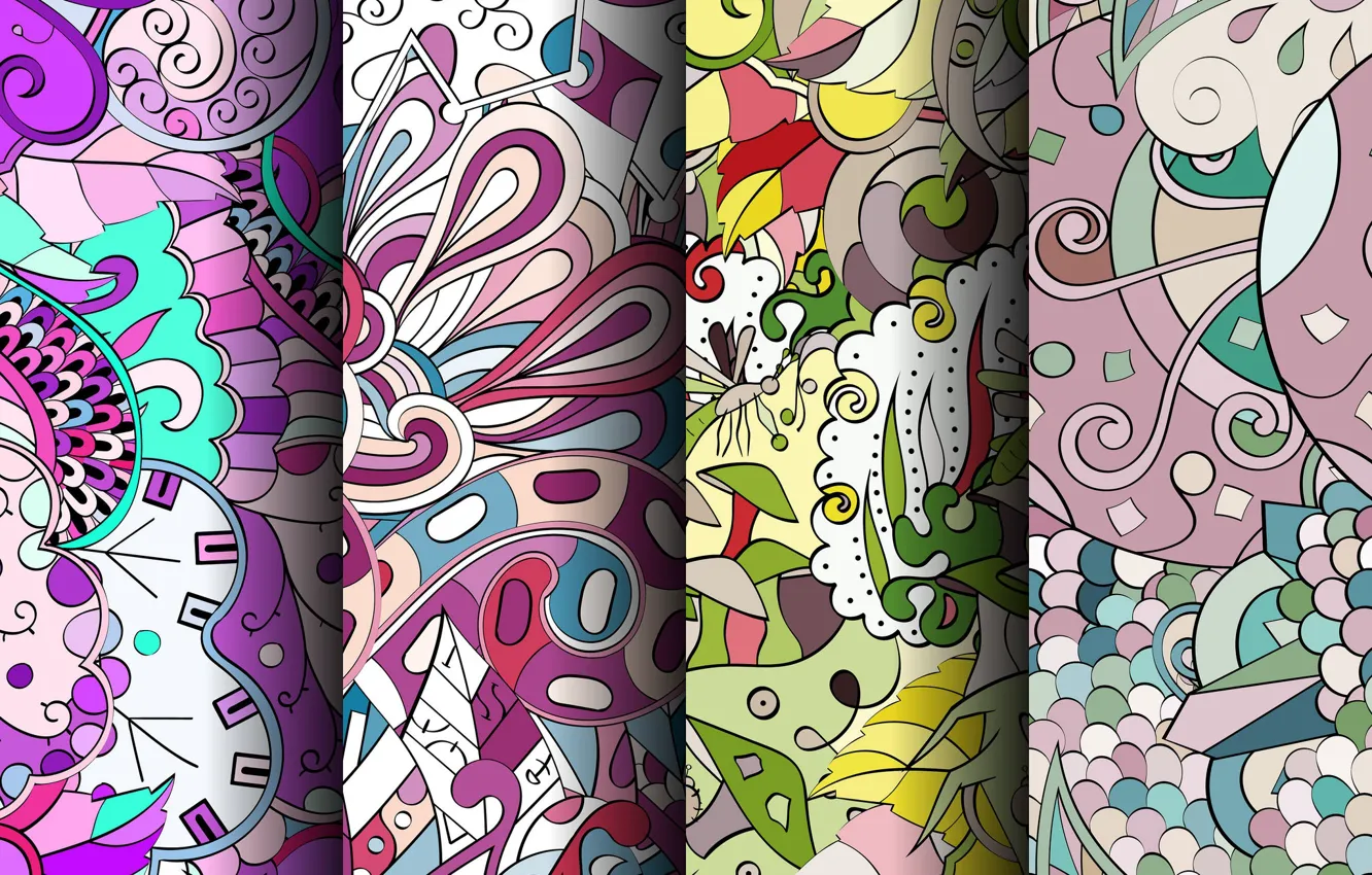 Photo wallpaper background, pattern, texture, colorful, patterns, seamless