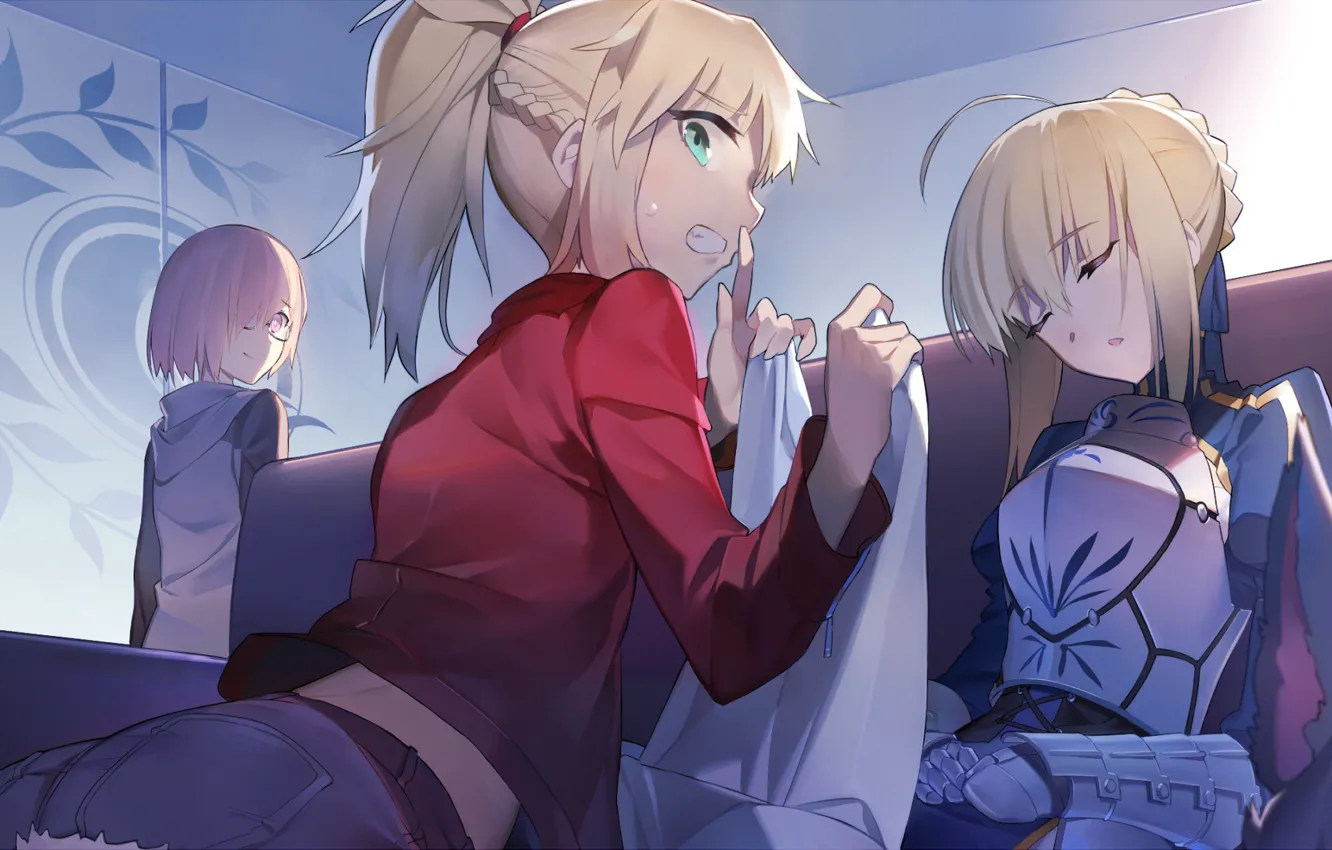 Photo wallpaper girl, anime, art, Fate Grand Order