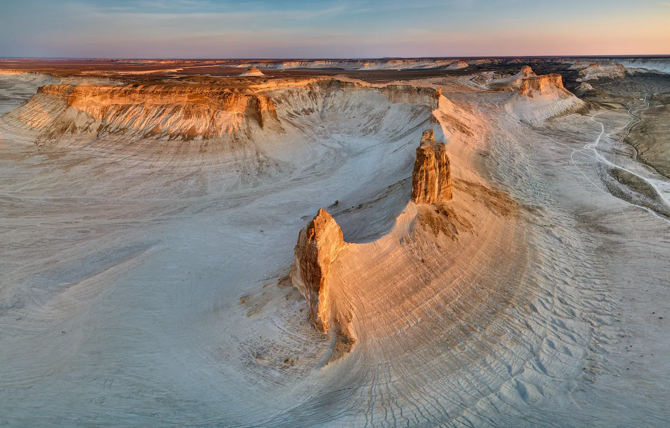 Photo wallpaper rocks, wind erosion, water erosion