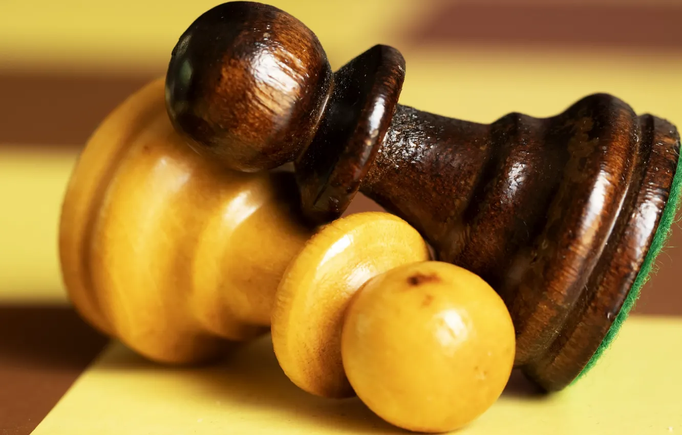 Photo wallpaper Board, chess, pawn