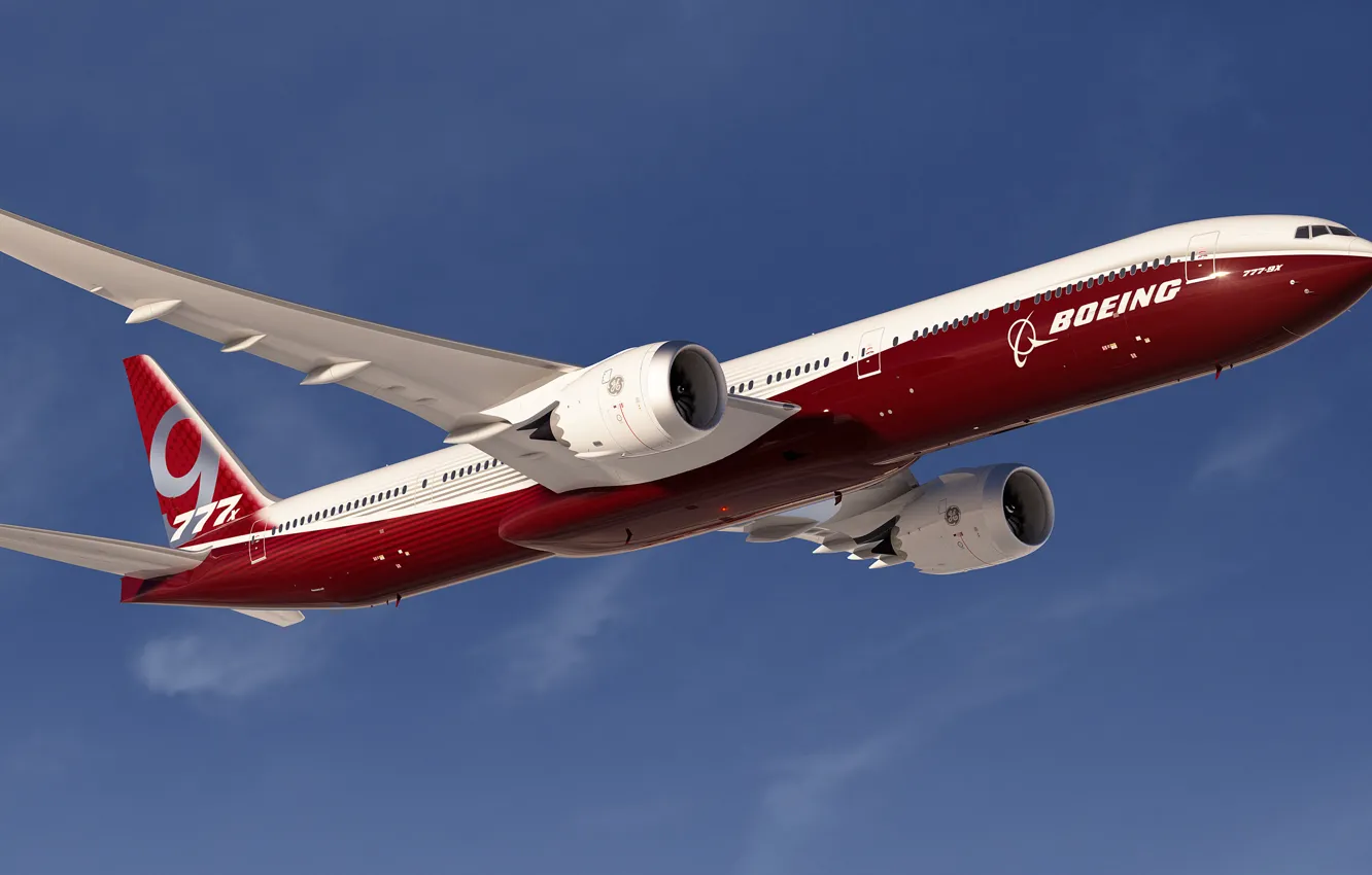Photo wallpaper speed, Boeing, Flight, Boeing, The plane, Passenger, B-777