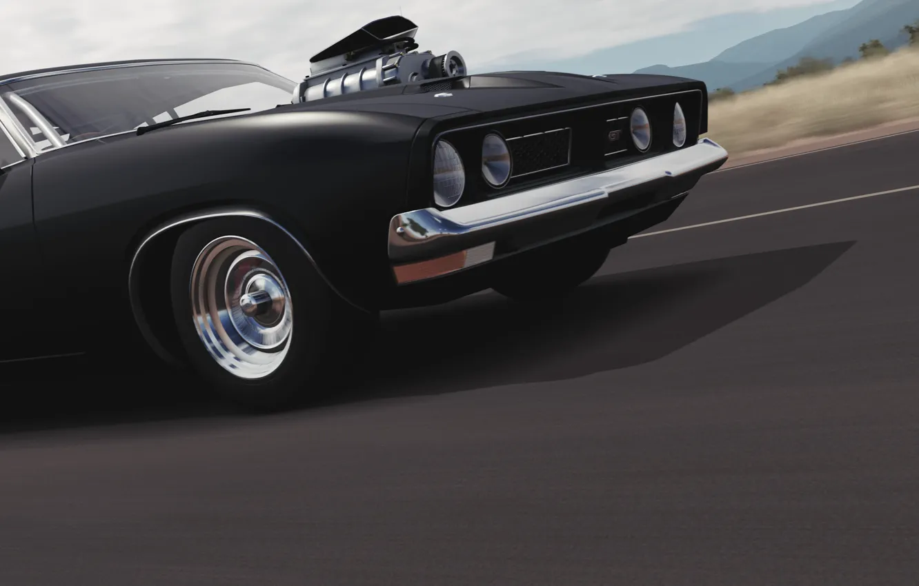 Photo wallpaper speed, Microsoft, muscle car, Forza Horizon 3