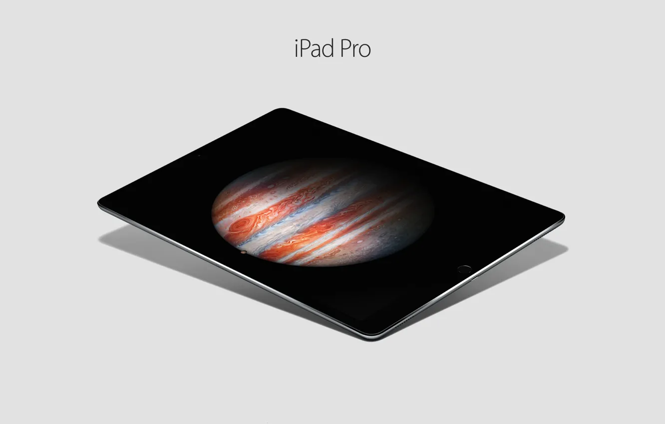 Photo wallpaper apple, new iPad, big iPad, iPad Pro