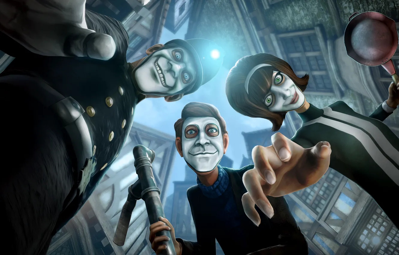 Photo wallpaper We Happy Few, Compulsion Games, Gearbox Publishing