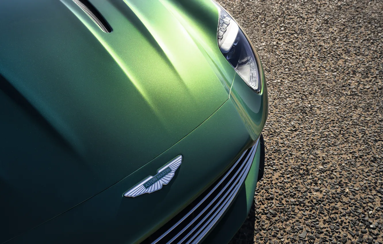 Photo wallpaper Aston Martin, logo, Aston Martin, logo, 2023, Aston Martin DB12, DB12