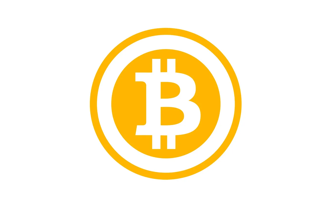 Photo wallpaper white, background, logo, logo, fon, bitcoin, bitcoin, btc