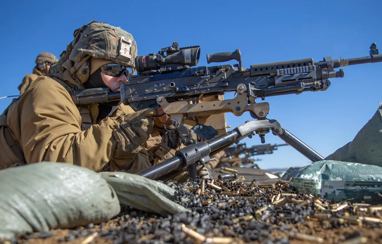 Photo wallpaper weapons, army, soldiers