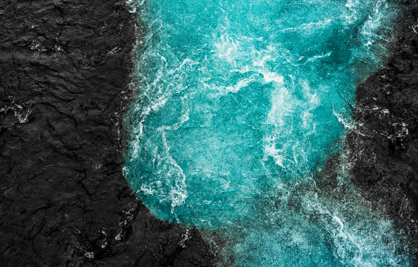 Photo wallpaper Glacier, transparent, Bluish, thaw