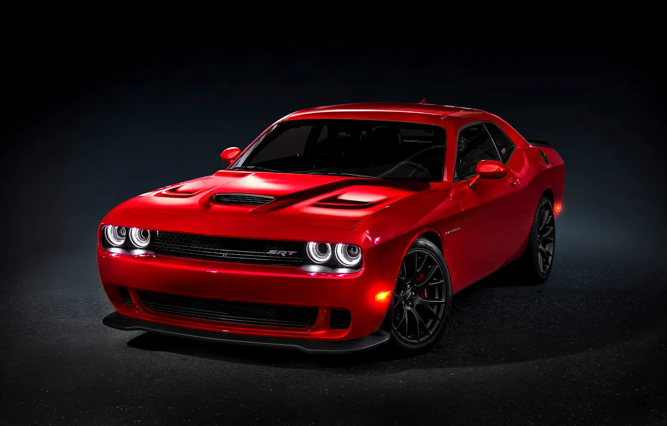 Photo wallpaper Dodge, Challenger, Dodge, Hellcat, Challenger, SRT, 2014