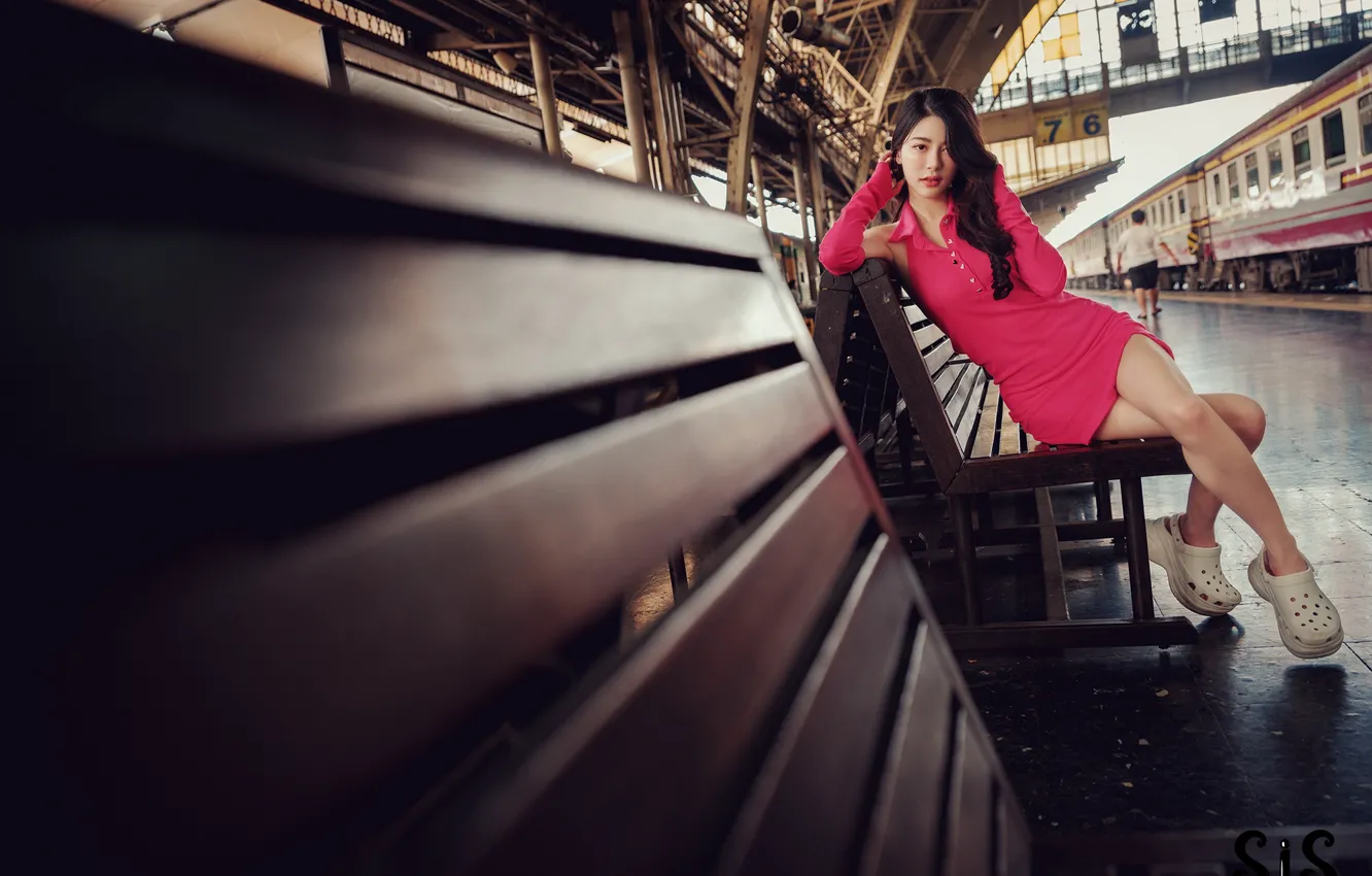 Photo wallpaper China, girl, sexy, girls, woman, model, asian, cute