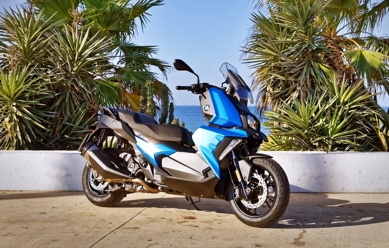Photo wallpaper BMW, technique, BMW, moped, scooter, bmw c series