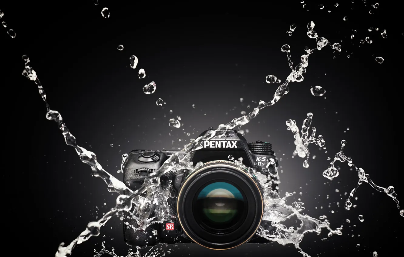 Photo wallpaper water, squirt, the camera, Pentax K-5IIs