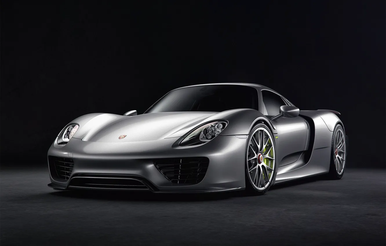 Photo wallpaper Auto, Machine, Grey, Car, Car, Render, Spyder, 918