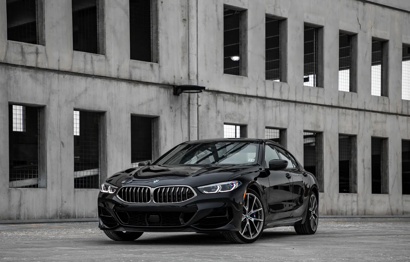 Photo wallpaper black, coupe, BMW, structure, Gran Coupe, 2020, 8-Series, 2019