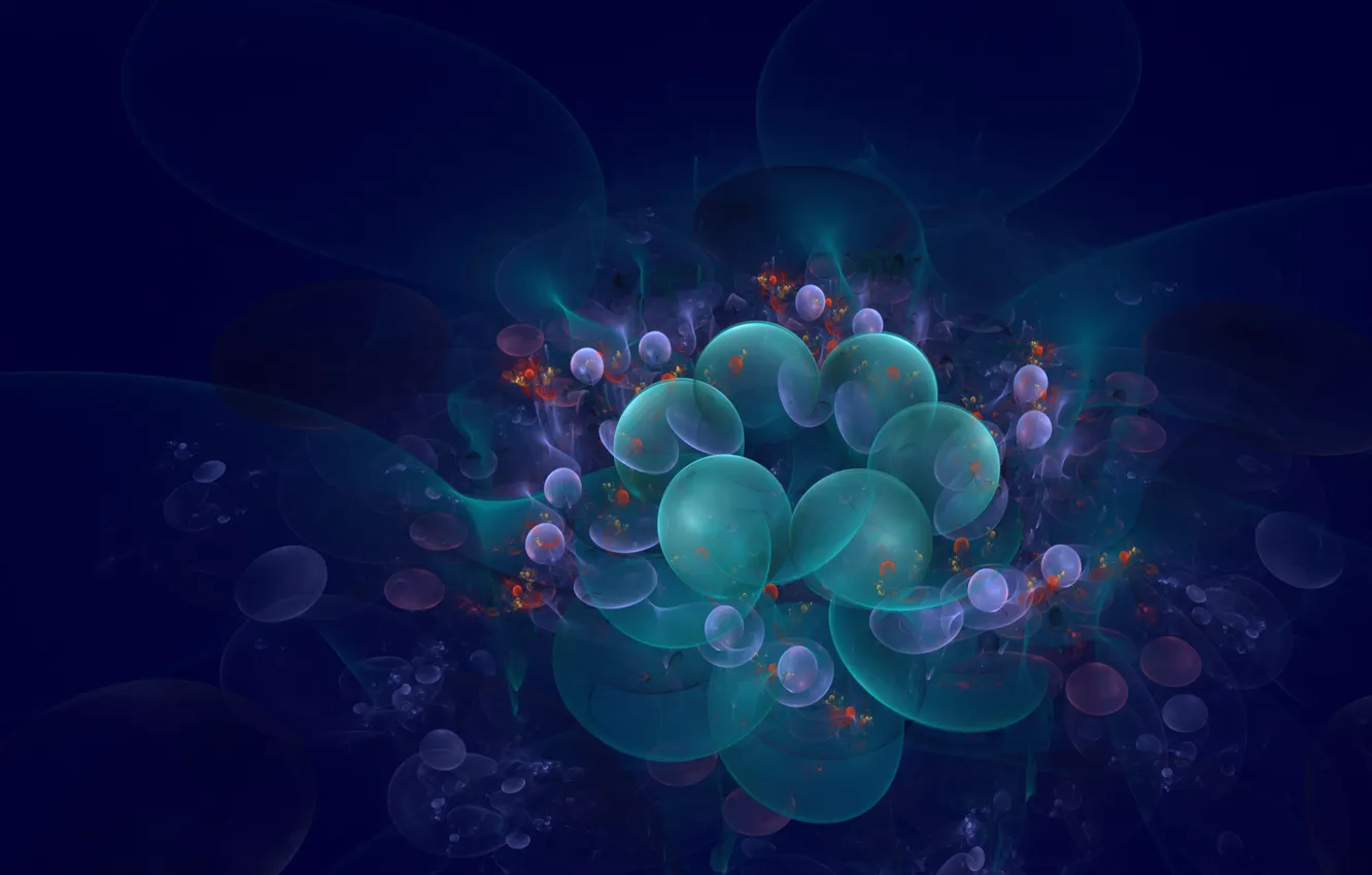 Photo wallpaper flowers, pattern, the volume