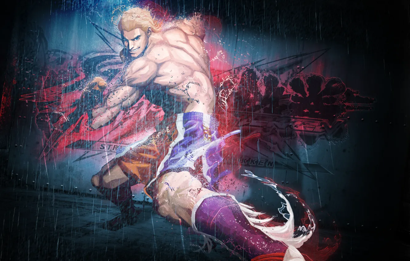 Photo wallpaper fighting, Steve Fox, Street Fighet x Tekken