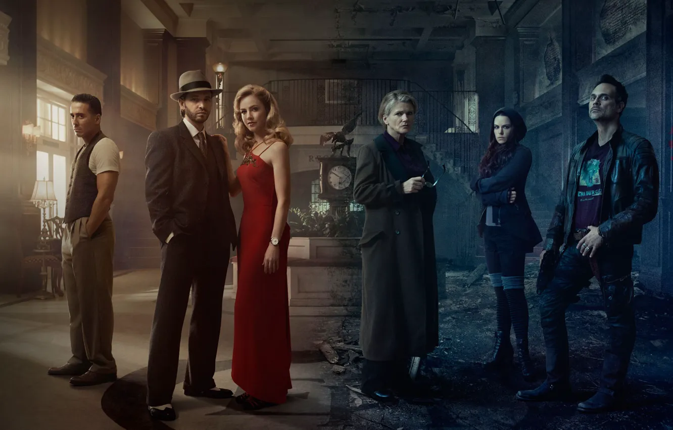 Photo wallpaper tv series, 12 Monkeys, Amanda Schull, Jennifer Goines, Cassandra Railly, James Cole, Katarina Jones, Theodore …