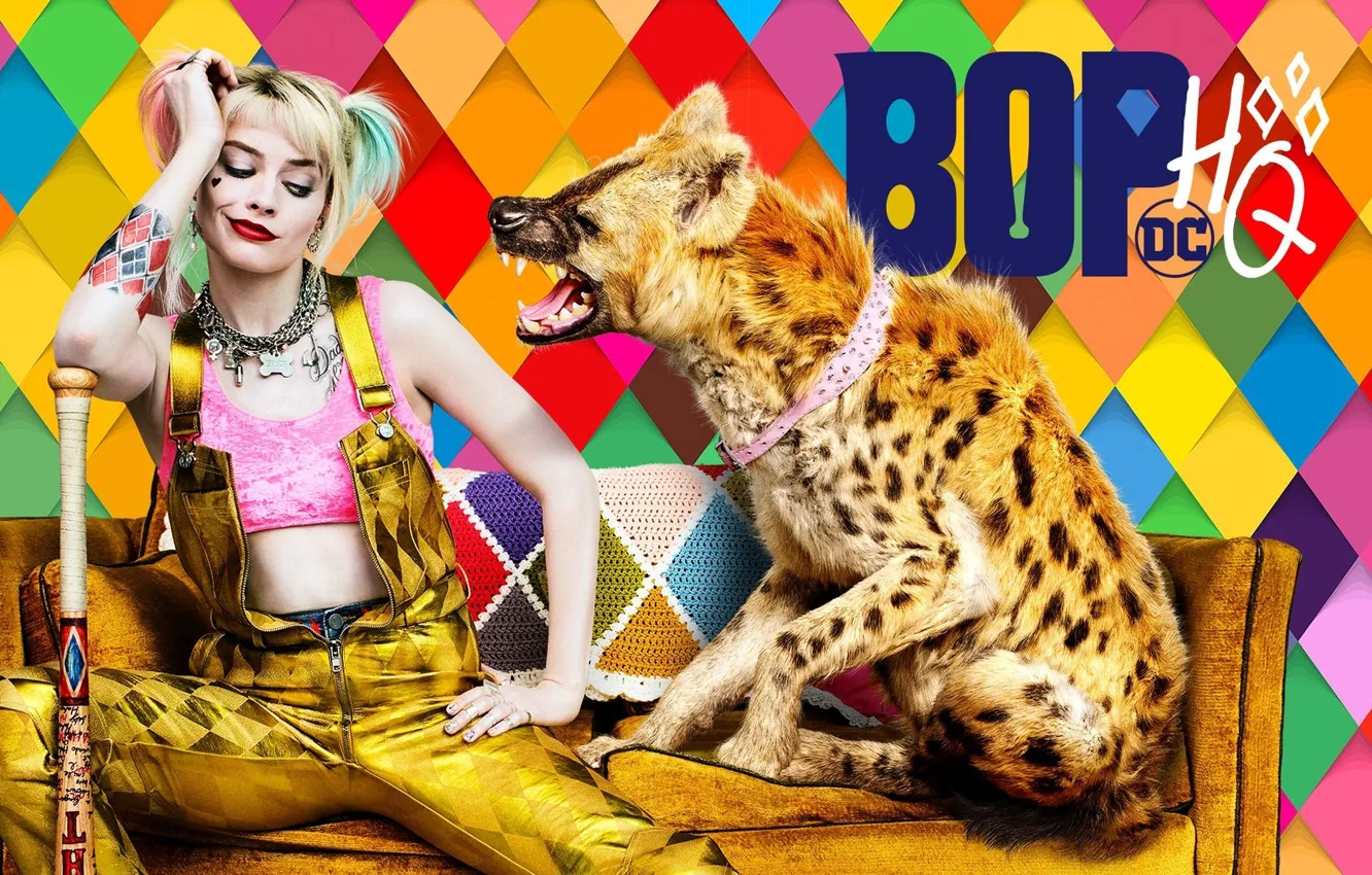 Photo wallpaper Harley Quinn, Harley Quinn, Birds of Prey, Margot Robbie, Margot Robbie, 2020, superhero film, superhero …